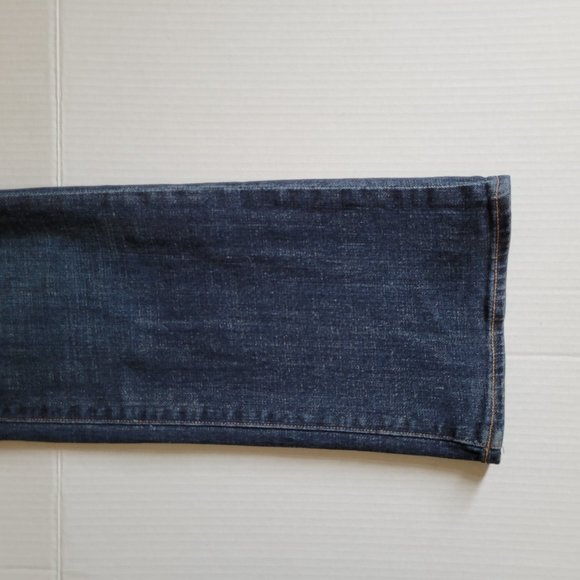 Boot cut jeans J. Crew petite dark wash distressed stretch cotton denim pants - Picture 14 of 14